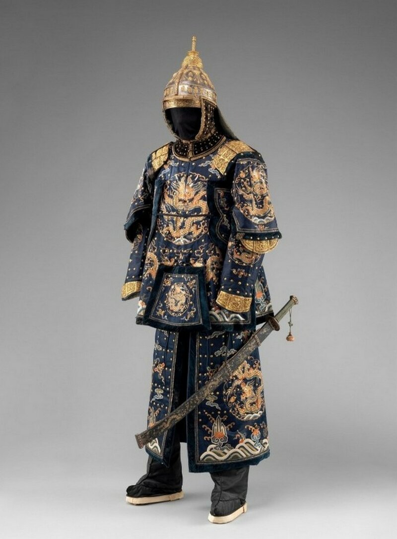 Доспехи офицера императорской дворцовой гвардии, Китай, XVIII век.