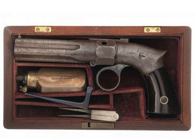 R&L 1849 pepperbox pistol 