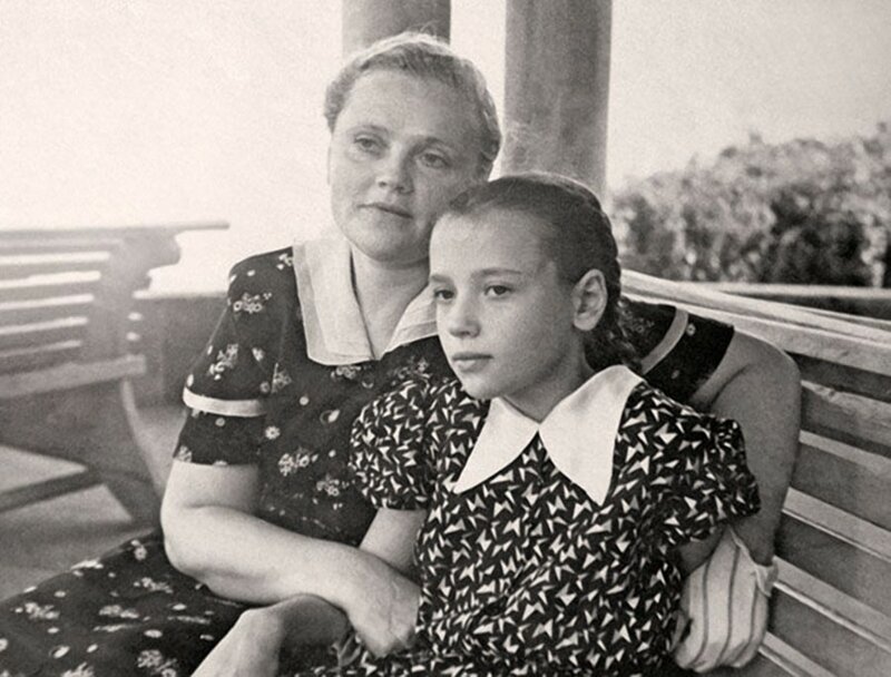 Елена Санаева с мамой Лидией Антоновной