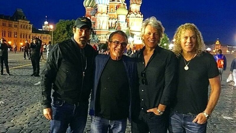 Рок-группа Bon Jovi в Москве, 2019