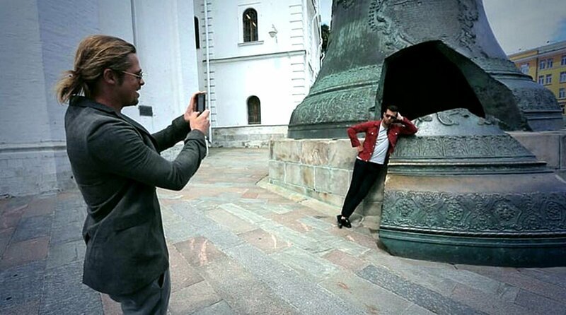 Бред Пит в роли личного фотографа Ивана Урганта