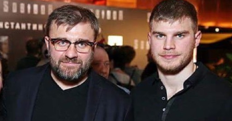 Михаил Пореченков и сын Владимир
