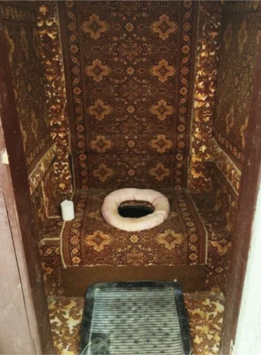 Туалет уровня королевский делюкс в сибирском поезде