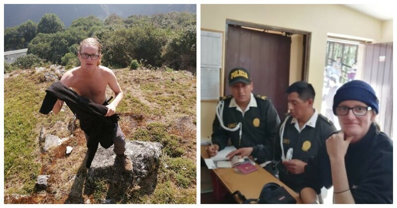 Двух австрийских туристов арестовали после того, как они оголили ягодицы в Мачу-Пикчу