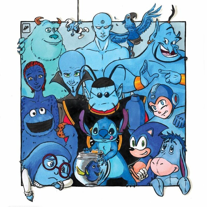 Команда синих
