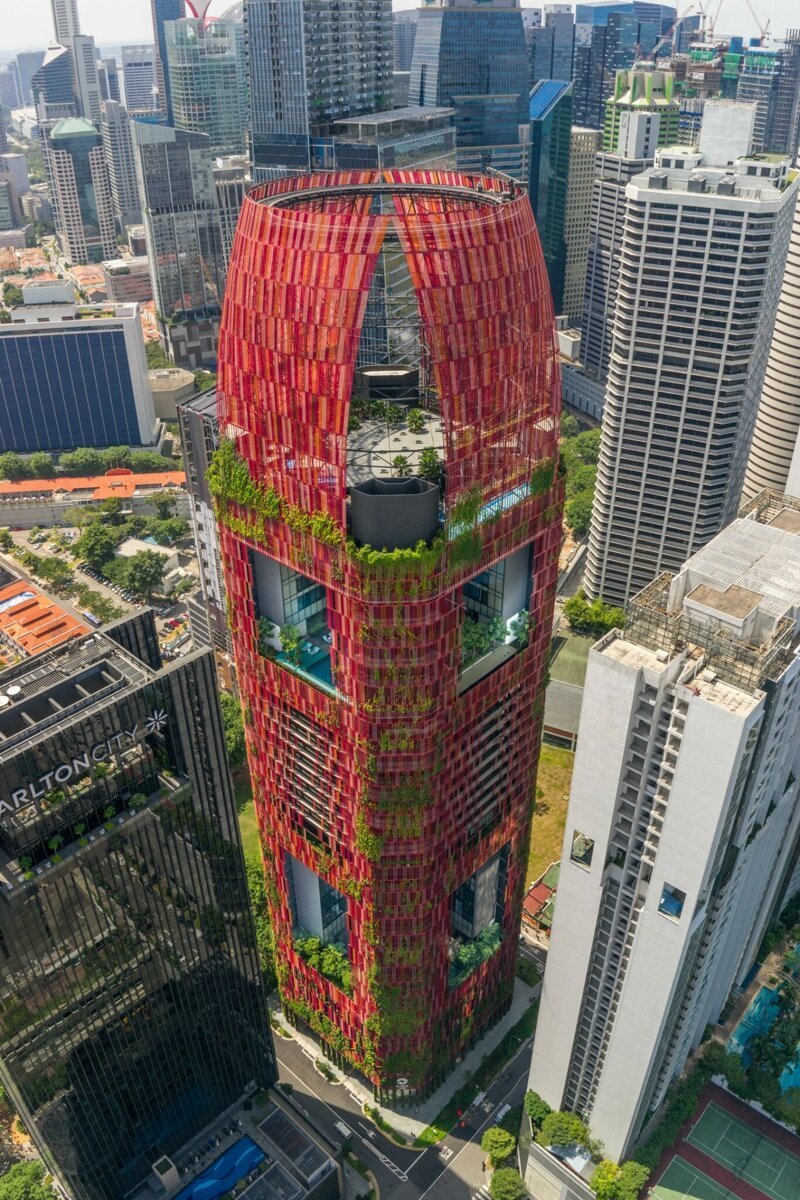 «Зеленая» башня Сингапура
