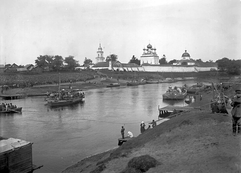 Вид на Троицкий монастырь в Селижарове, 1903 год, Тверская губерния