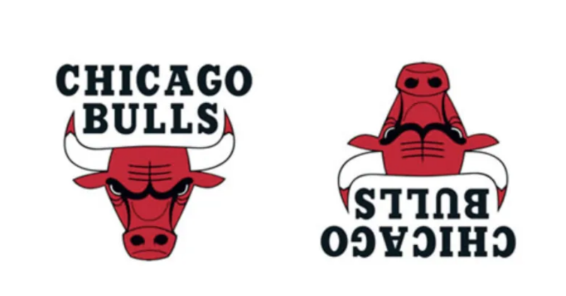 Логотип Chicago Bulls в перевернутом виде — робот, читающий книгу