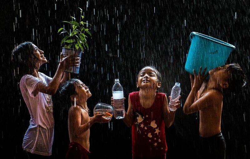 Сбор воды на Филиппинах
