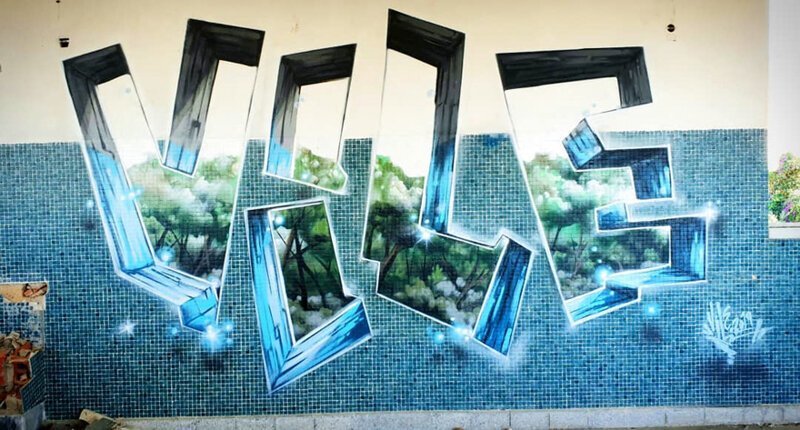 Оптические иллюзии этого граффити-художника делают стены прозрачными