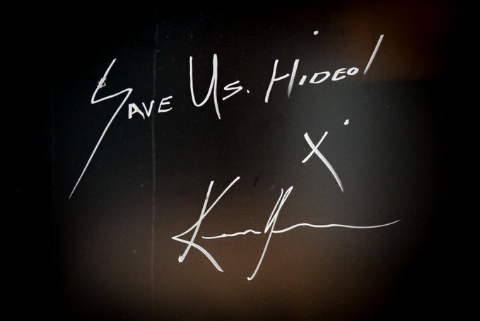 Киану Ривз пришёл в студию Хидэо Кодзимы и оставил таинственное послание
