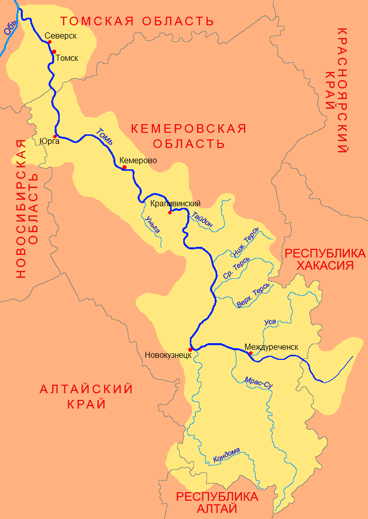 Карта г мыски кемеровской области