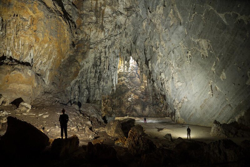 Еще одна часть пещеры, недоступная в данный момент для туристов. 