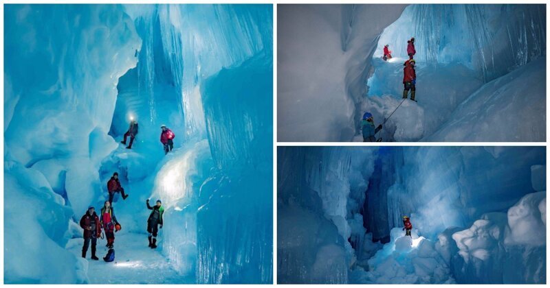 Украинцы нашли в Антарктиде «затерянную» пещеру