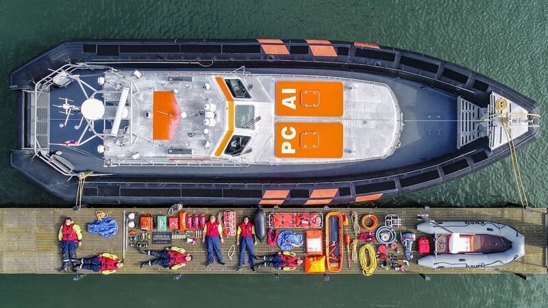 Спасательная лодка городка Хук-ван-Холланд, Нидерланды