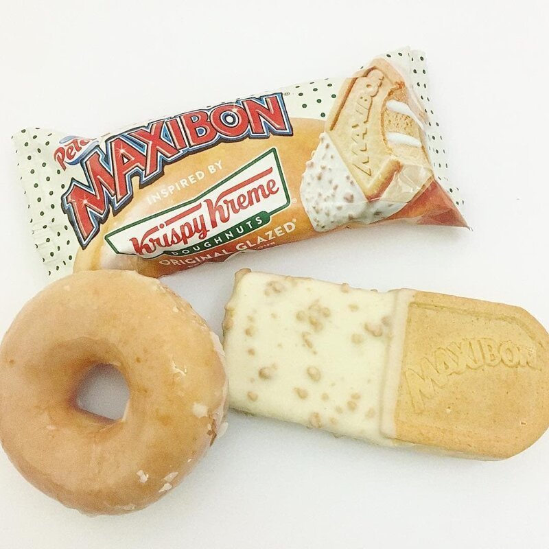 10. Мороженое Maxibon, созданное по образу и подобию глазированного пончика компании Krispy Kreme