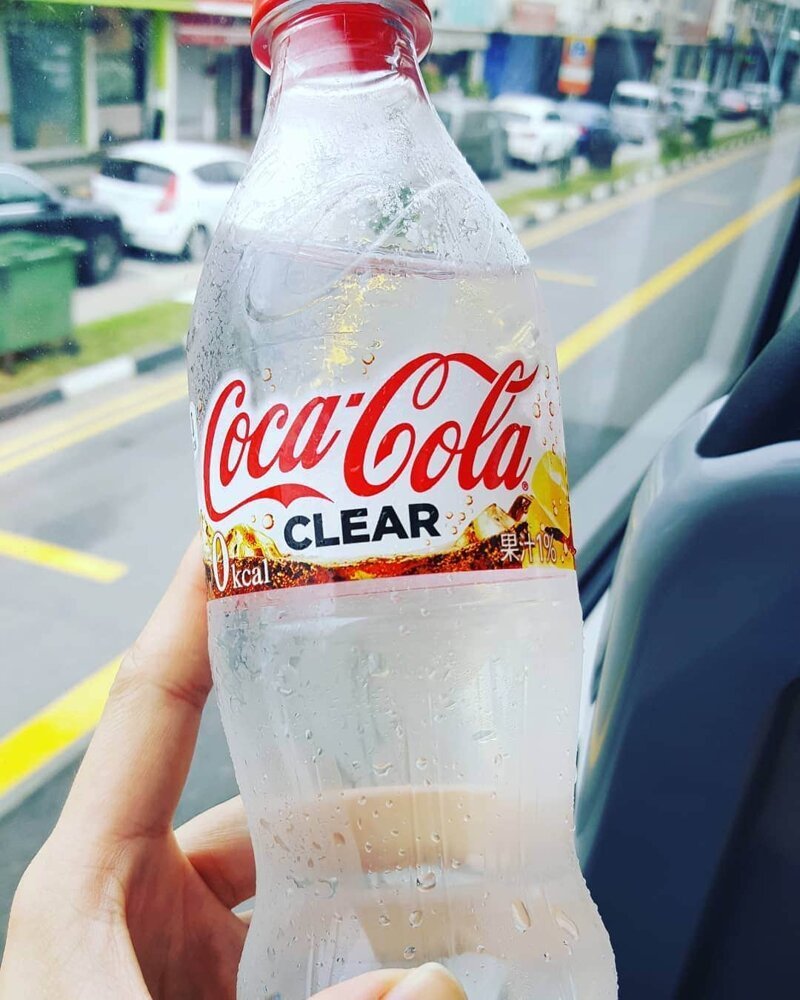 8. Прозрачная Coca Cola