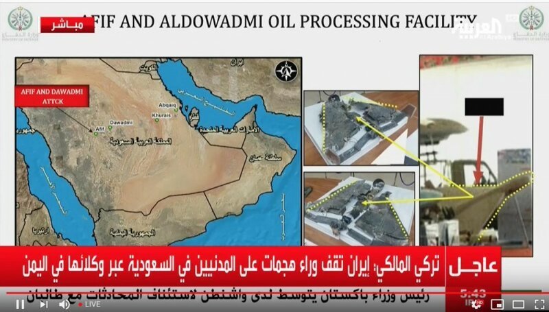 БЛА и крылатые ракеты, поразившие саудовские нефтяные объекты