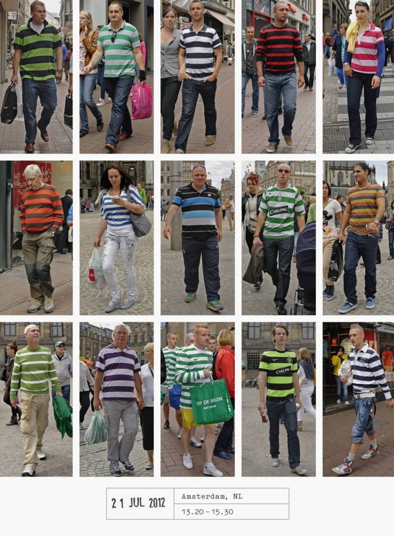 Фотограф 20 лет снимал людей на улицах, чтобы доказать, что большинство из нас одевается одинаково