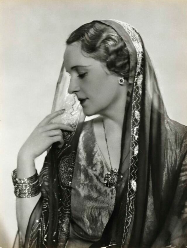 11. Принцесса Андре Ага-хан (Андре Жозефина Каррон), 1934 г.