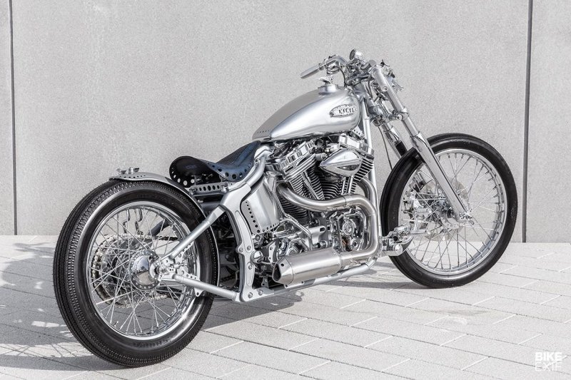 One Way Motorcycle: кастом Harley-Davidson Softail Silver Storm