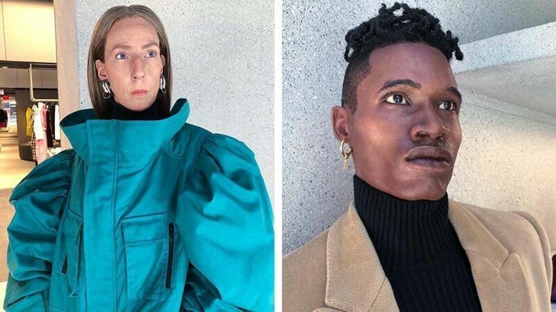 Модный дом Balenciaga создал жутко похожие на людей манекены