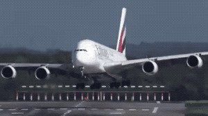 Пассажиры самолёта явно не ожидали такой посадки
