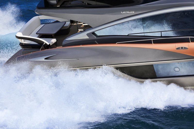 Компания Lexus создала свою первую яхту класса люкс