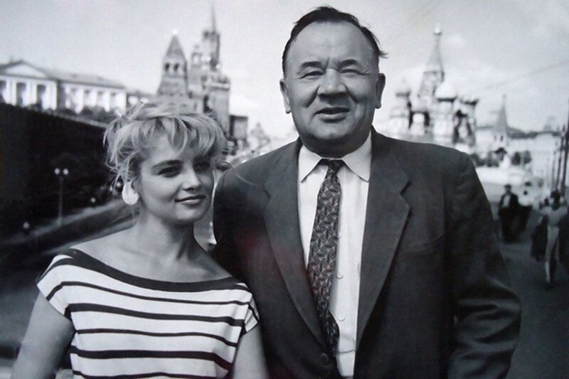 Наталья Кустинская и Борис Андреев, Москва, 1959 г.