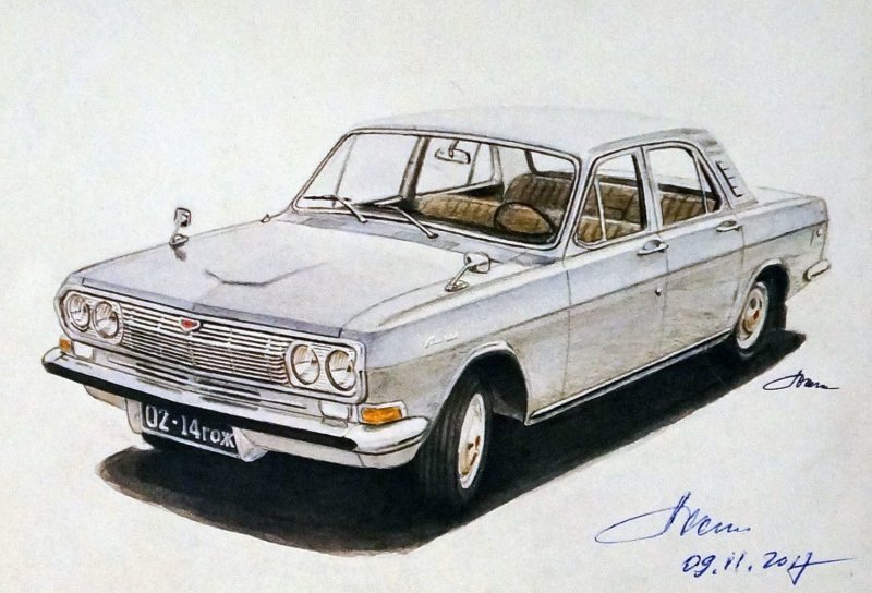 С V6 и четырьмя фарами: какой могла стать «Волга» ГАЗ-24