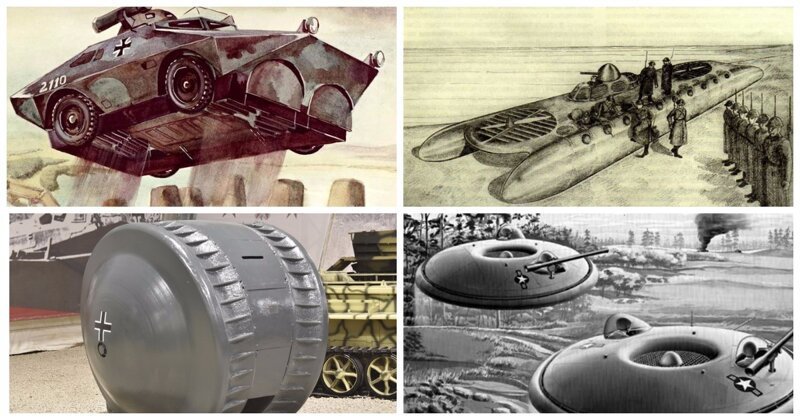 Прыгающие и атомные танки: топ-10 самых необычных бронемашин