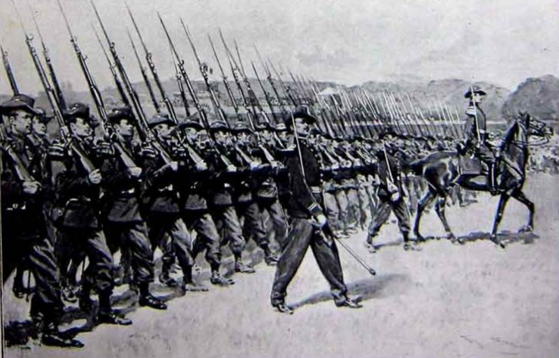 Экспериментальная униформа французской армии обр. 1903 г