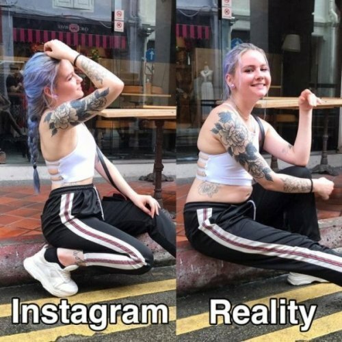 Ещё 13 разоблачительных снимков Instagram* vs. реальность, показывающих всю суть социальной сети