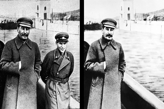 5. Сталин использовал фотошоп еще до того, как это стало мейнстримом