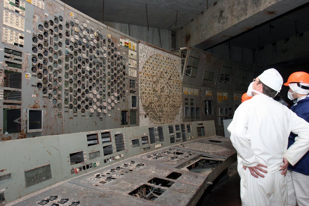 Чернобыльскпя АЕС 4 Энерго блок