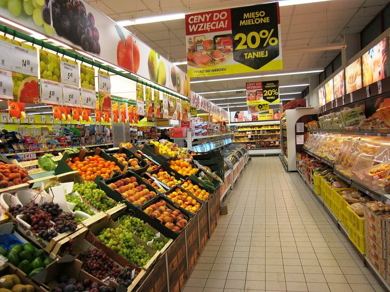 Польша супермаркет Бедронка
