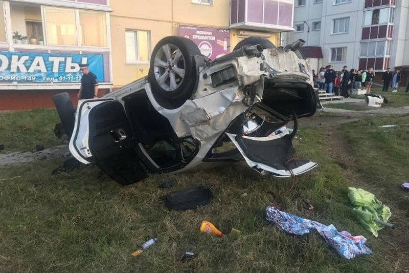 Авария дня. Видео ДТП в Иркутской области, в котором погибли три человека