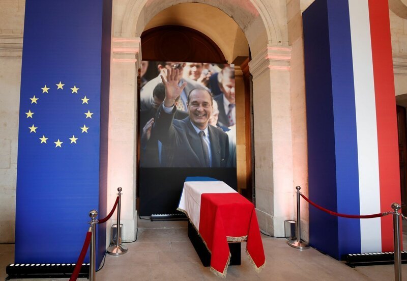 Путин в Париже на похоронах Ширака – коллеги, единомышленника, друга