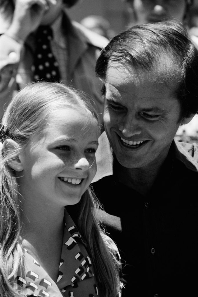 Джек Николсон с дочерью Дженнифер, июль 1974 г.
