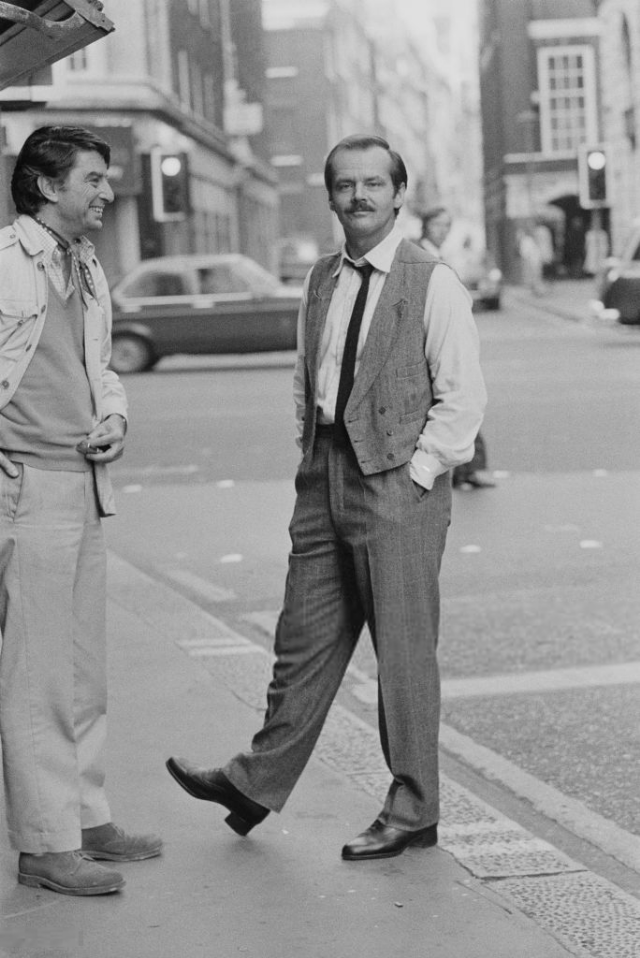 Джек Николсон в Лондоне, сентябрь 1979 г.