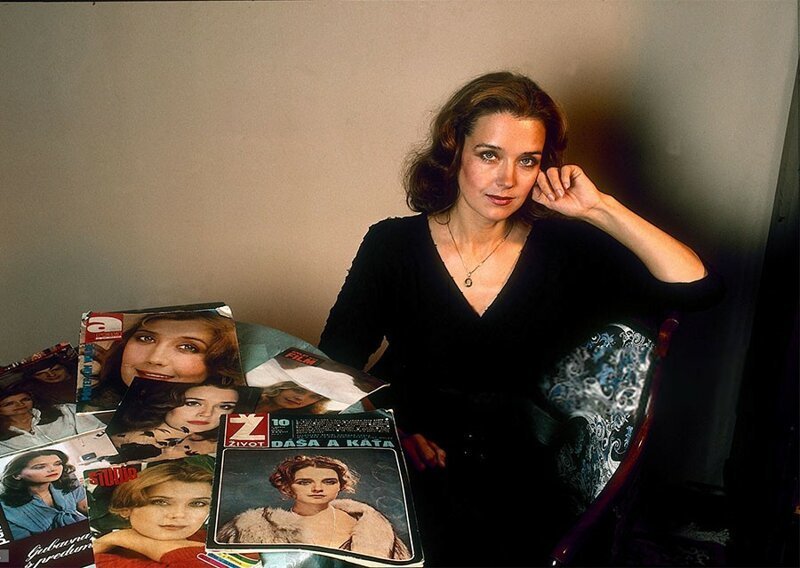 Актриса Ирина Алфёрова в Москве. 1987 год