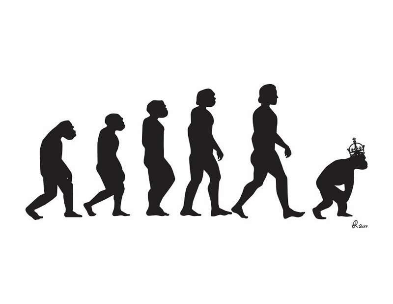 Да здравствует эволюция: серия саркастичных иллюстраций о современном обществе
