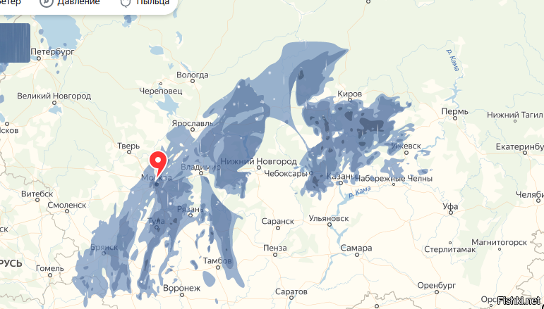 Карта дождя питер онлайн