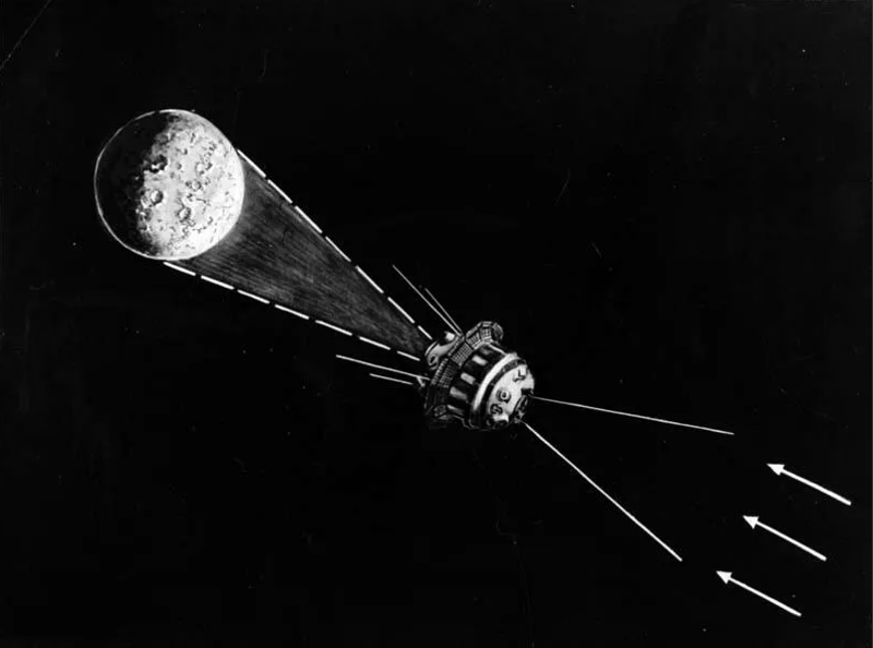 Фотография обратной стороны Луны, сделанная 60 лет назад