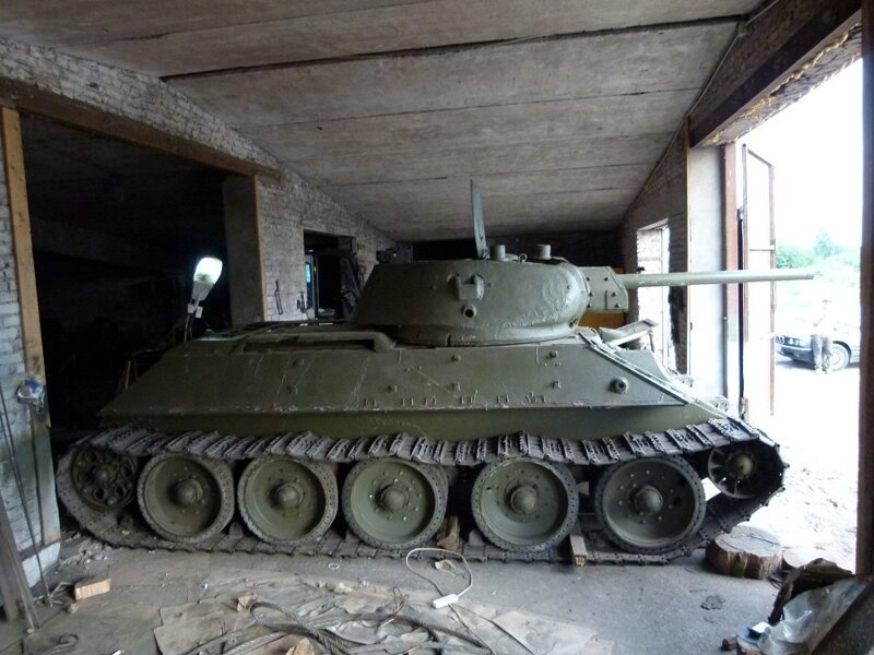 Востановление танка т-34
