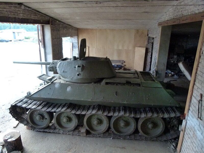 Востановление танка т-34