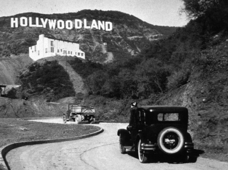 Знак Hollywoodland. Лос-Анджелес, 1925 год