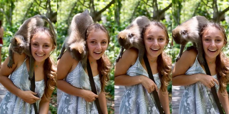 Фото с обезьяной