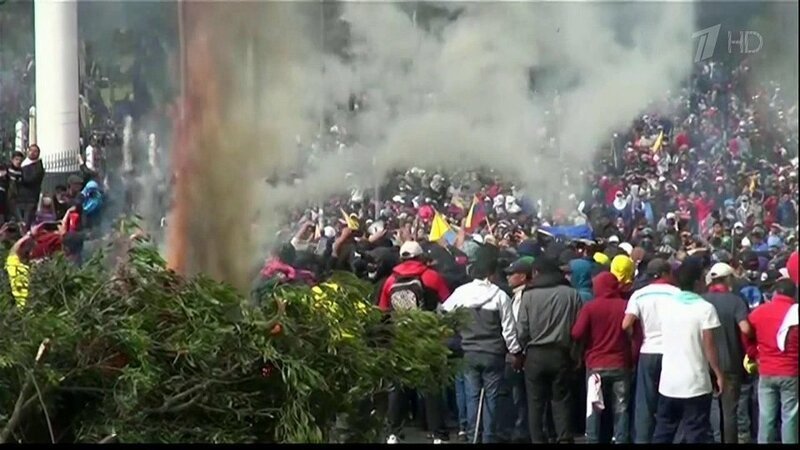 Волна антиправительственных митингов в Эквадоре