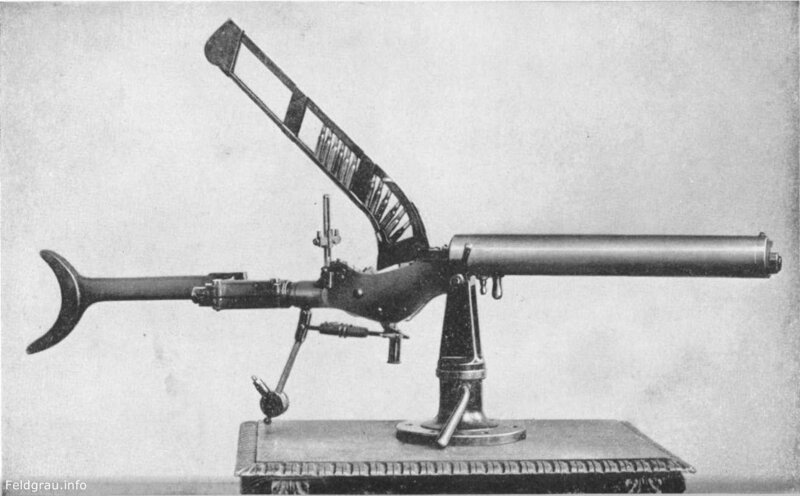 Австро-венгерский пулемет Skoda MachinenGewehr M1893.